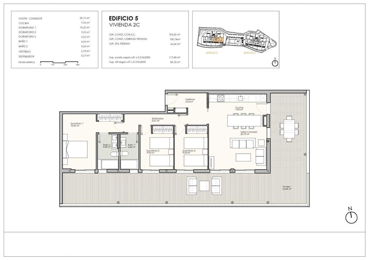 3 slaapkamer Penthouse te koop in Casares - € 520.000 (Ref: 9429493)