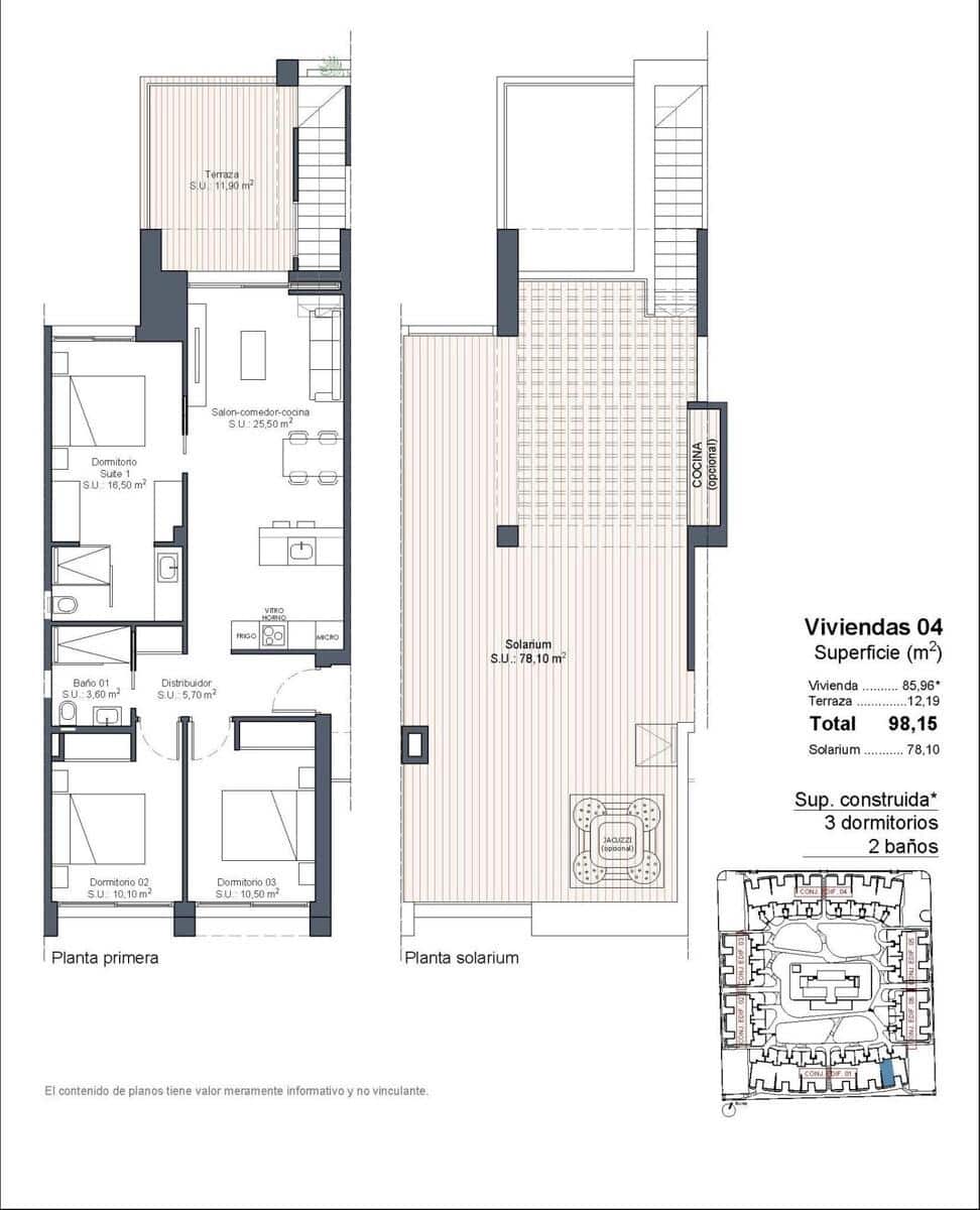 3 bedroom Bungalow for sale in Ciudad Quesada - € 361,000 (Ref: 9808954)