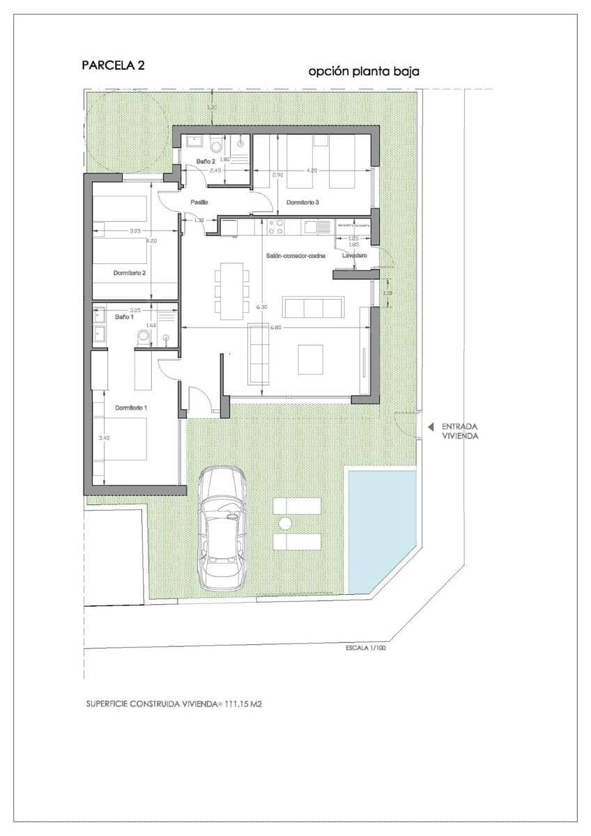 3 camera da letto Villa in vendita in Pilar de la Horadada - 395.000 € (Rif: 9808978)
