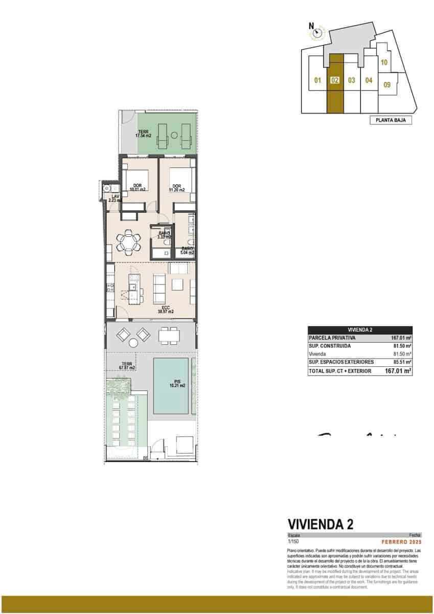 2 Zimmer Bungalow zu verkaufen in Pilar de la Horadada - 359.000 € (Ref: 9809001)