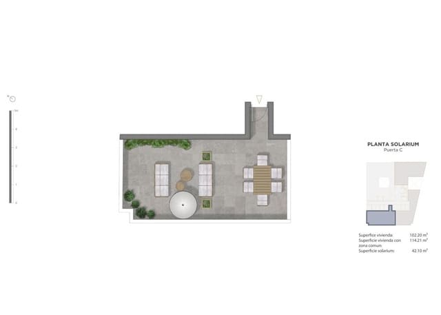 3 camera da letto Attico in vendita in Guardamar Playa, Guardamar del Segura - 377.100 € (Rif: 9809003)