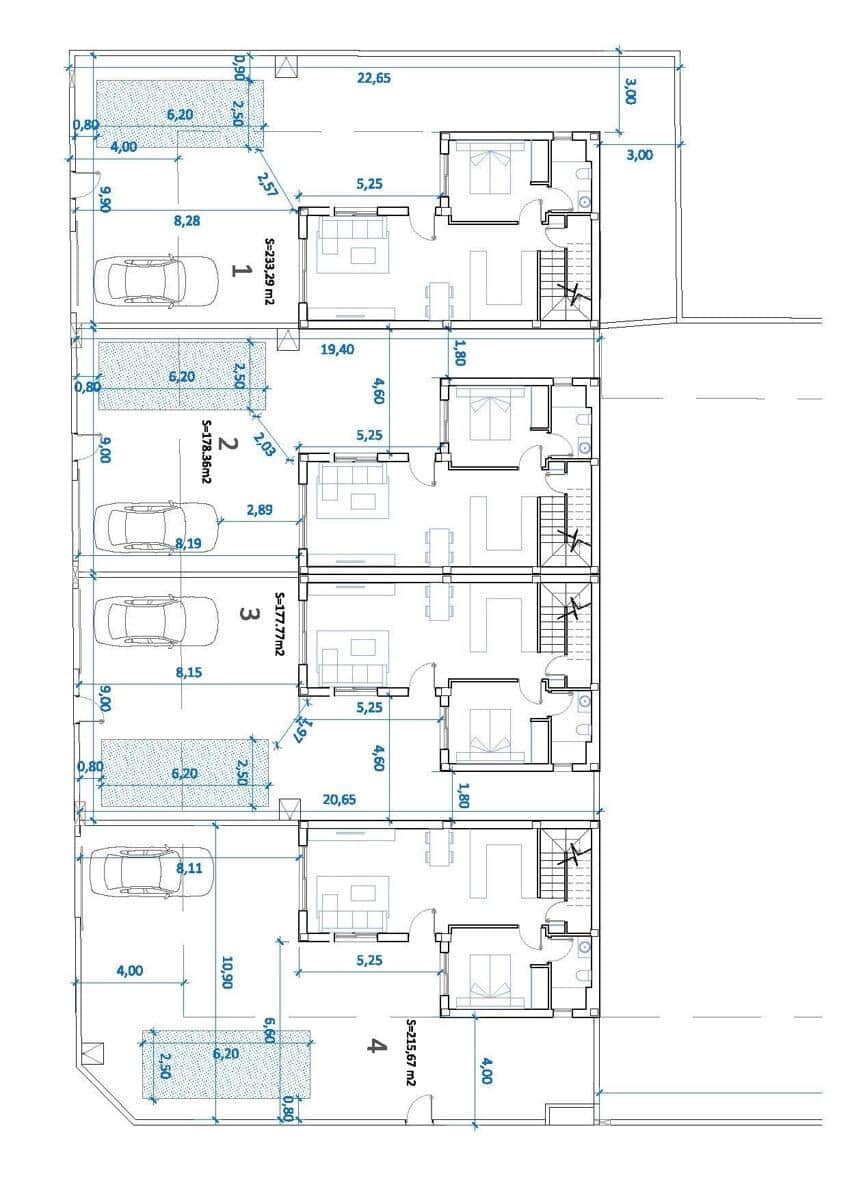 3 makuuhuone Huvila myytävänä paikassa Benijofar - 397 000 € (Ref: 9809004)