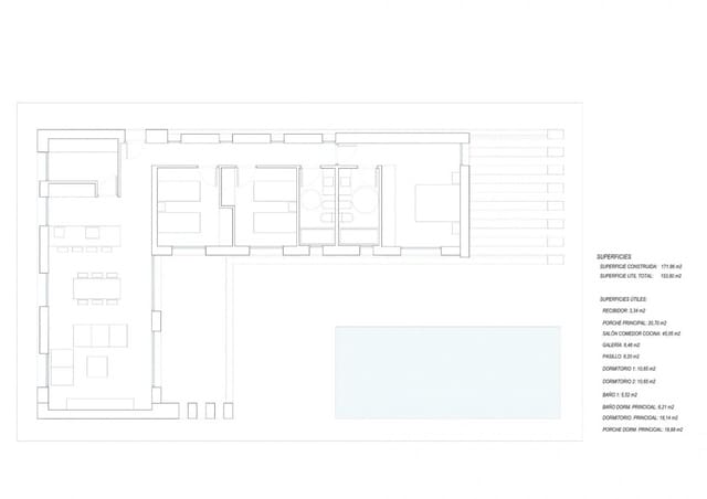 3 sovrum Villa till salu i Pinoso - 388 000 € (Ref: 9809019)