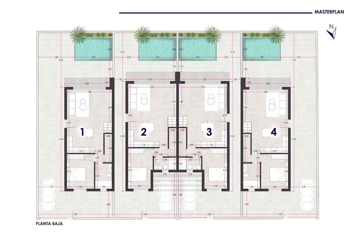 3 quarto Moradia para venda em Pilar de la Horadada - 400 000 € (Ref: 9809030)
