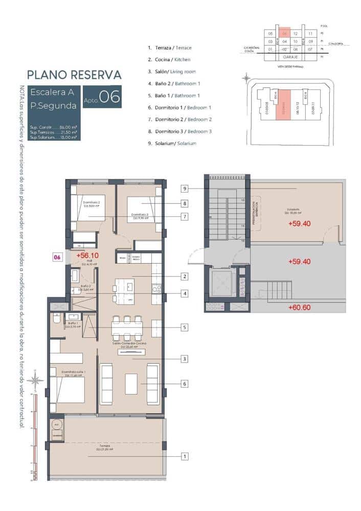 3 soveværelse Penthouse til salg i Benijofar - € 399.900 (Ref: 9809045)