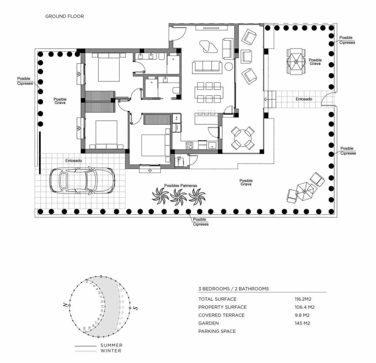 3 Zimmer Bungalow zu verkaufen in Rojales - 423.500 € (Ref: 9813987)