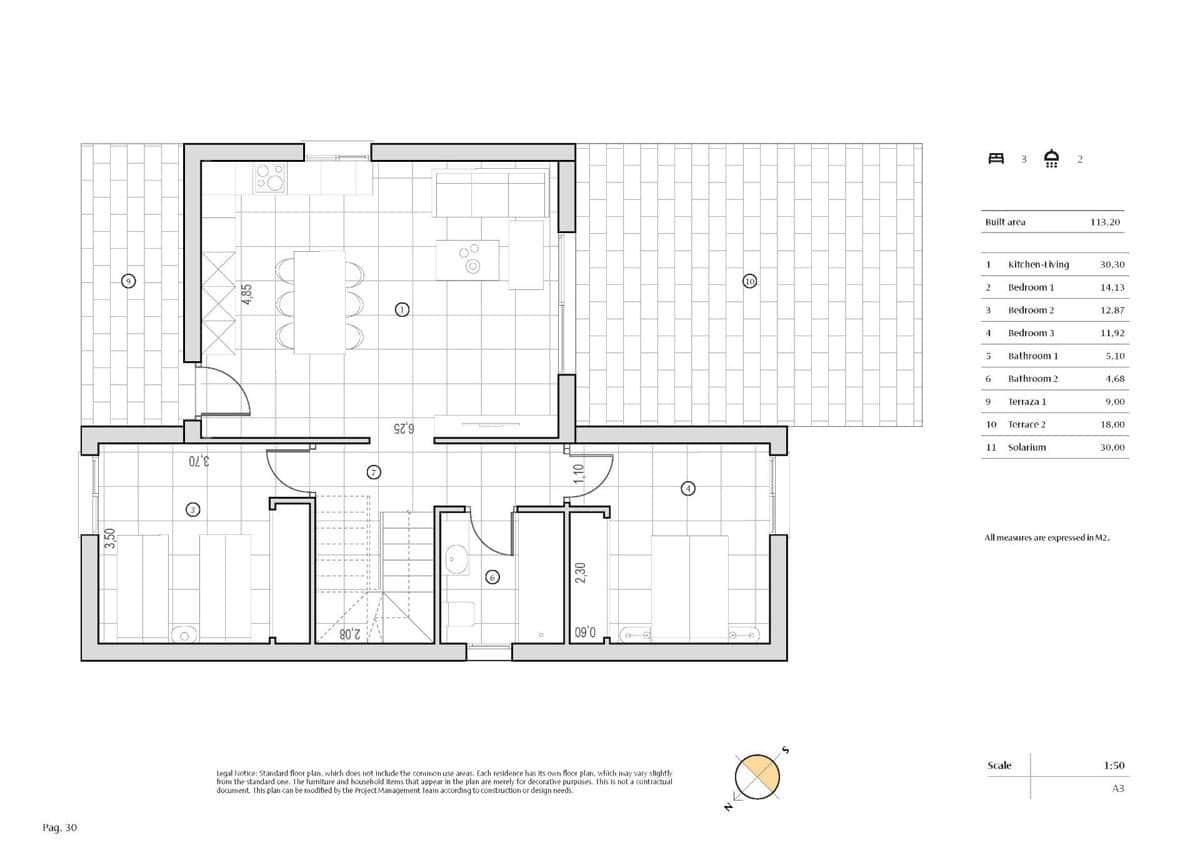 Chalet de 3 habitaciones en Algorfa en venta - 478.000 € (Ref: 9813992)