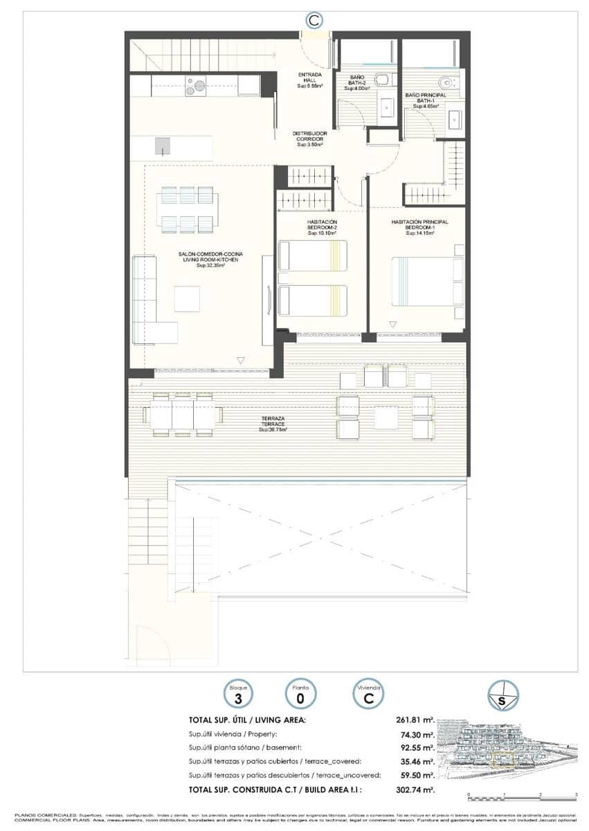 2 bedroom Apartment for sale in Finestrat - € 440,000 (Ref: 9813995)