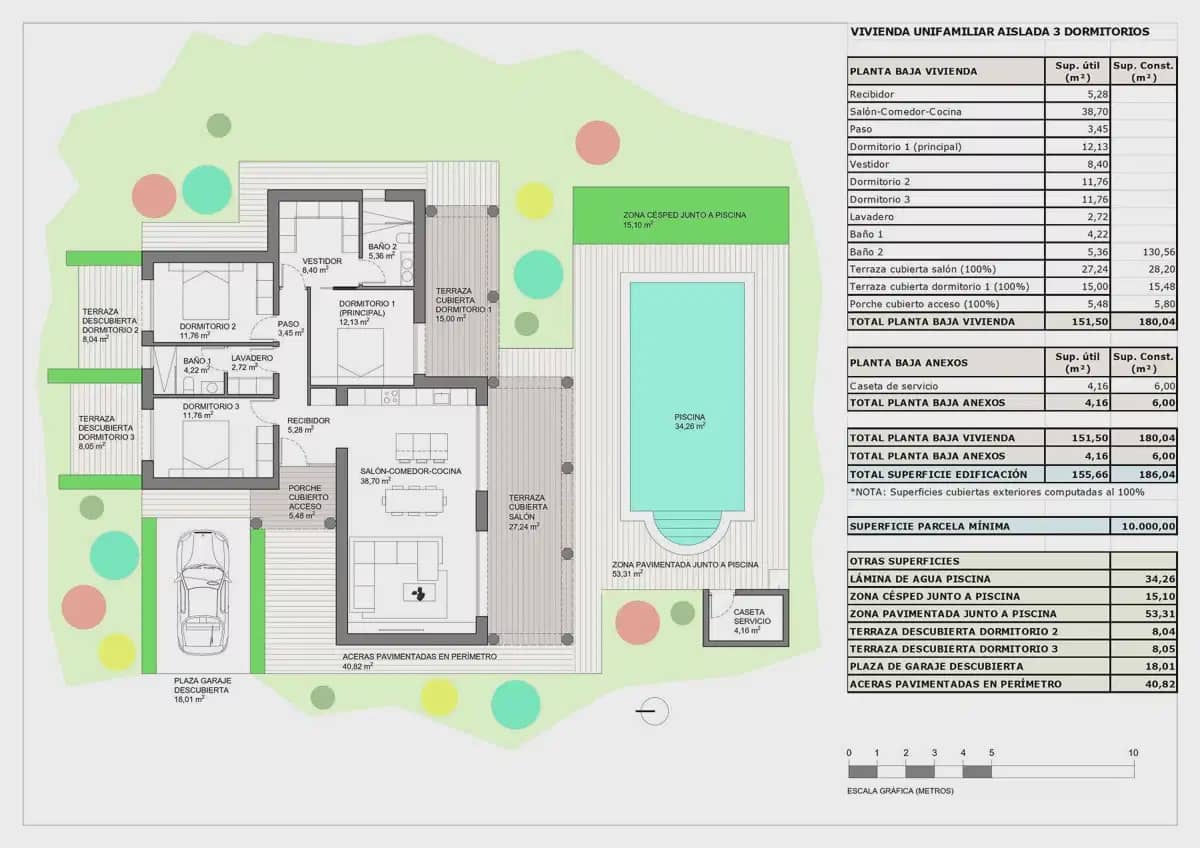 3 sovrum Villa till salu i Alicante stad med pool garage - 435 000 € (Ref: 9824369)