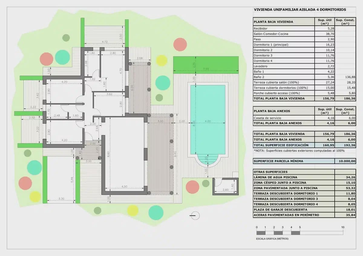 4 slaapkamer Villa te koop in Alicante stad met zwembad garage - € 449.000 (Ref: 9824370)
