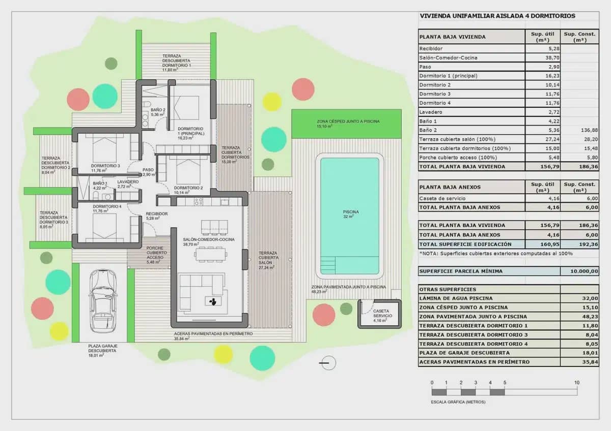 4 sovrum Villa till salu i Alicante stad med pool garage - 449 000 € (Ref: 9824374)