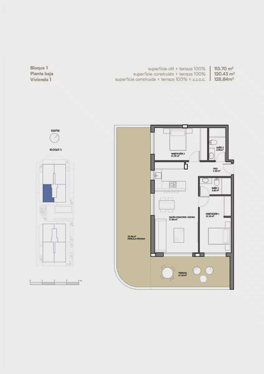 2 sovrum Lägenhet till salu i San Juan de Alicante / Sant Joan d'Alacant med pool garage - 443 825 € (Ref: 9824378)