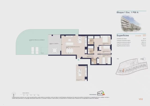 3 slaapkamer Appartement te koop in Dénia met zwembad garage - € 450.000 (Ref: 9824381)