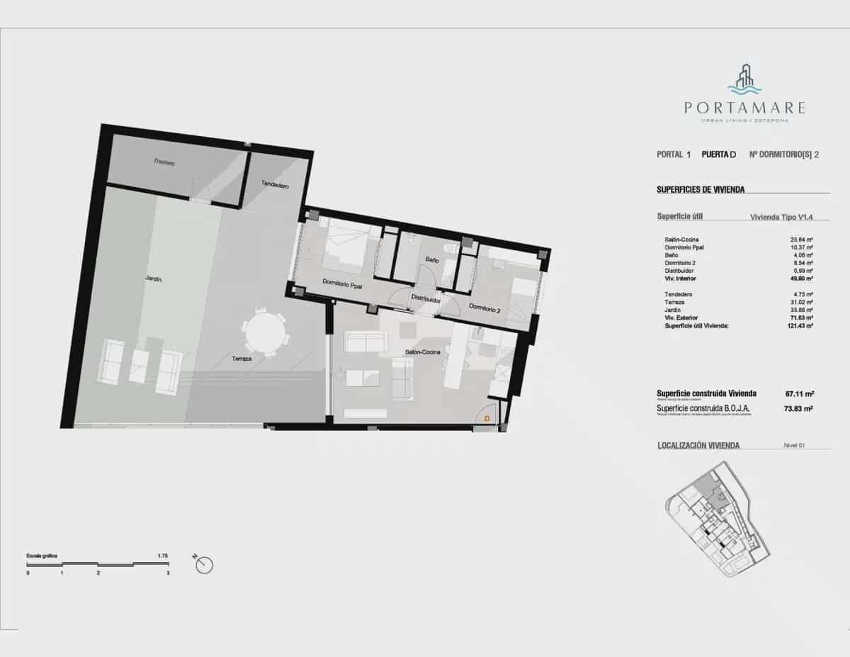 2 Zimmer Apartment zu verkaufen in Estepona mit Pool Garage - 459.700 € (Ref: 9824384)