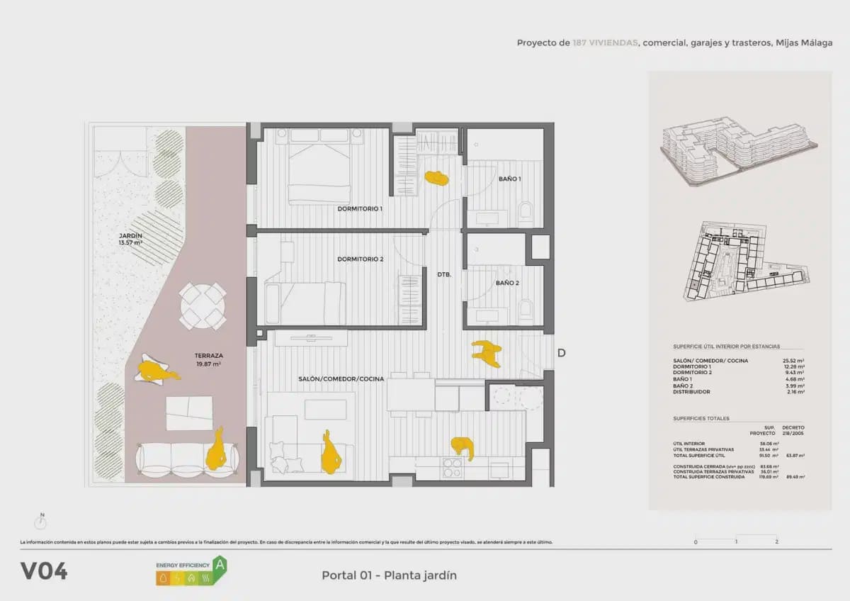 2 quarto Apartamento para venda em Mijas com piscina garagem - 413 438 € (Ref: 9824393)