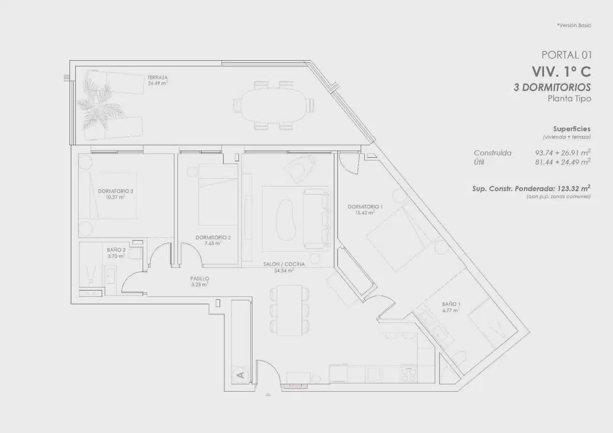 3 bedroom Apartment for sale in Fuengirola with pool garage - € 450,450 (Ref: 9824400)