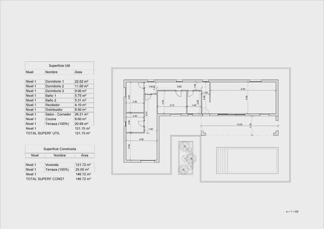 3 quarto Moradia para venda em La Romana com piscina garagem - 402 000 € (Ref: 9824408)