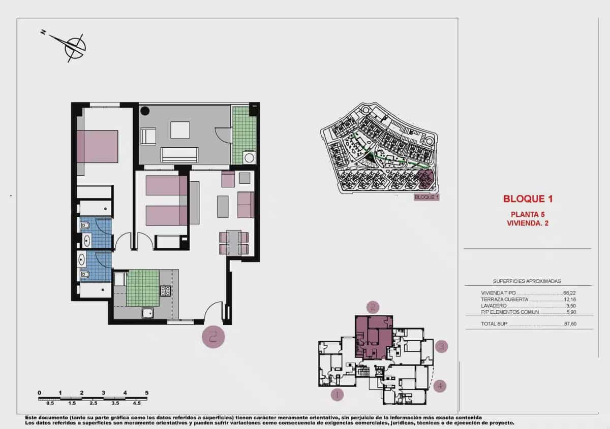 2 chambre Penthouse à vendre à Pilar de la Horadada avec piscine garage - 329 000 € (Ref: 9824416)