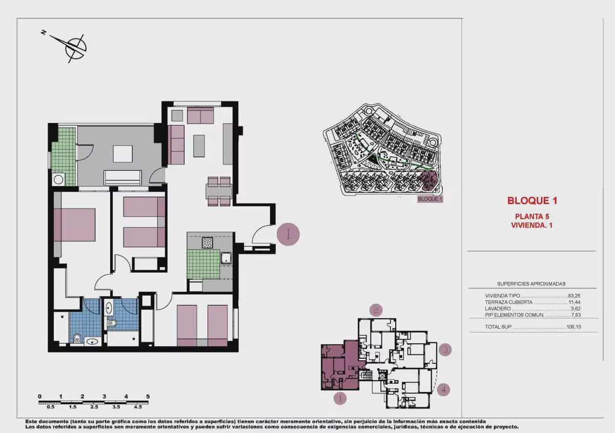 3 camera da letto Attico in vendita in Pilar de la Horadada con piscina garage - 455.000 € (Rif: 9824417)