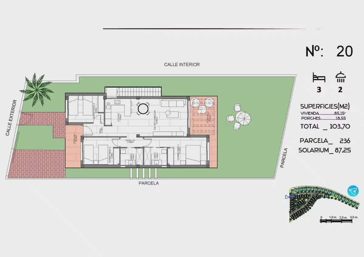 Chalet de 3 habitaciones en Algorfa en venta con garaje - 445.000 € (Ref: 9824418)