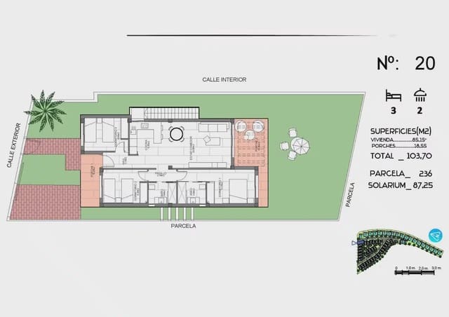 3 bedroom Villa for sale in Algorfa with garage - € 445,000 (Ref: 9824418)