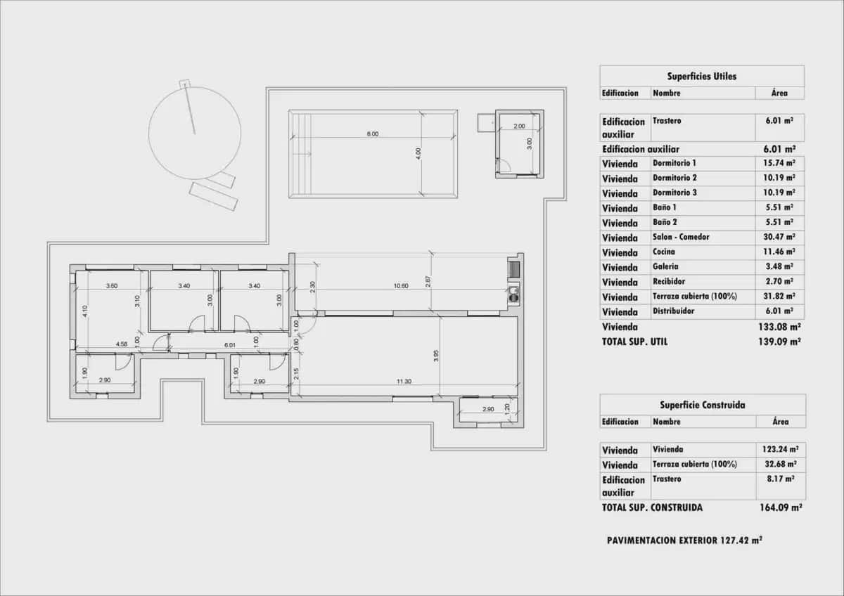 3 slaapkamer Villa te koop in Aspe met zwembad garage - € 460.000 (Ref: 9824430)