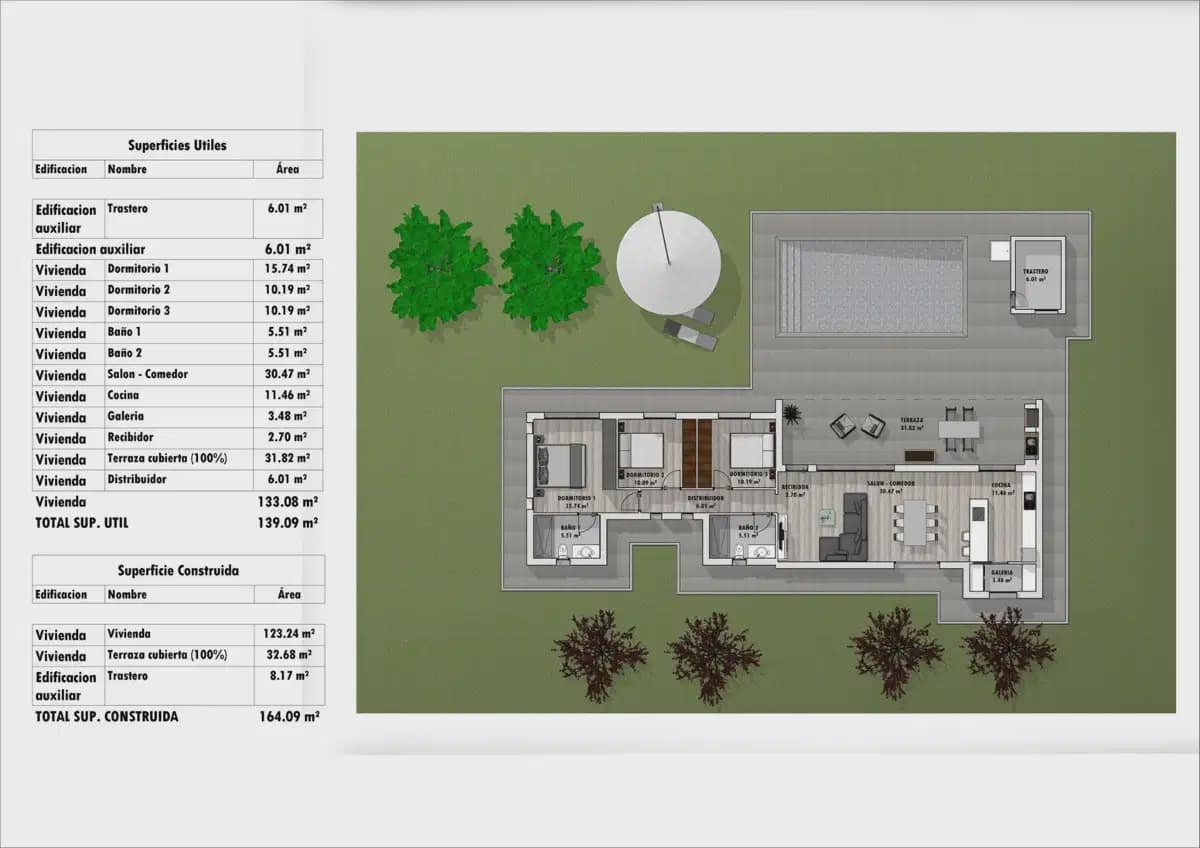 3 slaapkamer Villa te koop in Aspe met zwembad garage - € 460.000 (Ref: 9824430)