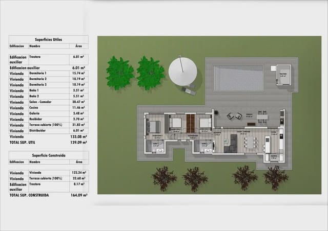 3 camera da letto Villa in vendita in Aspe con piscina garage - 460.000 € (Rif: 9824430)