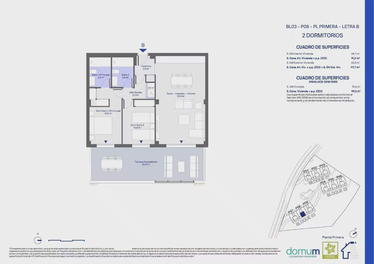 2 camera da letto Appartamento in vendita in Casares con piscina garage - 428.000 € (Rif: 9824432)