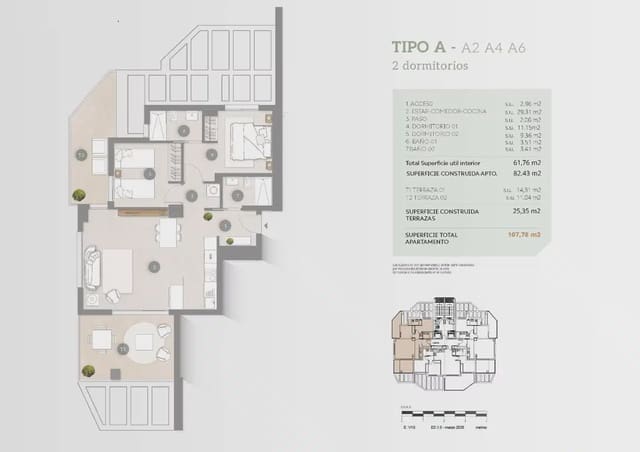 2 soverom Leilighet til salgs i Cometa - Carrió, Calpe / Calp med svømmebasseng garasje - € 430 000 (Ref: 9824439)