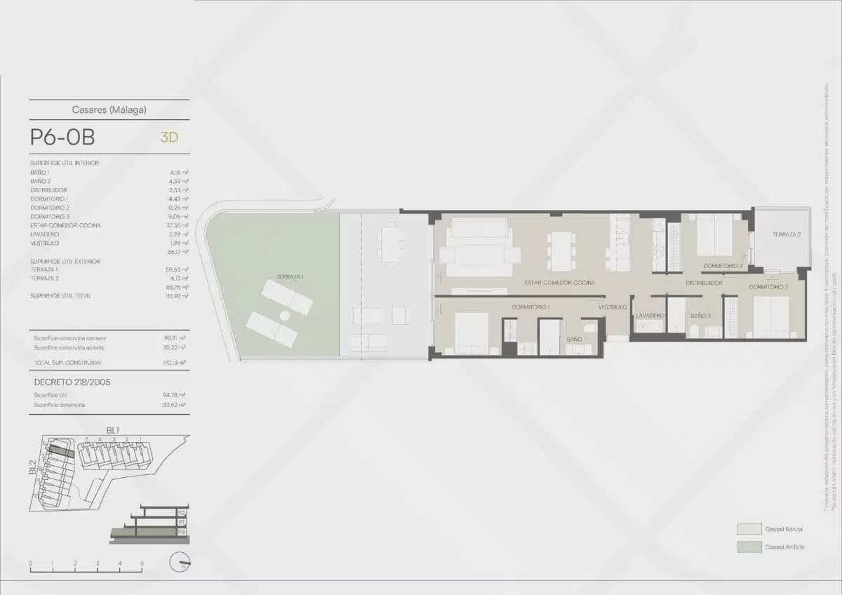 3 quarto Apartamento para venda em Casares com piscina - 449 000 € (Ref: 9824443)