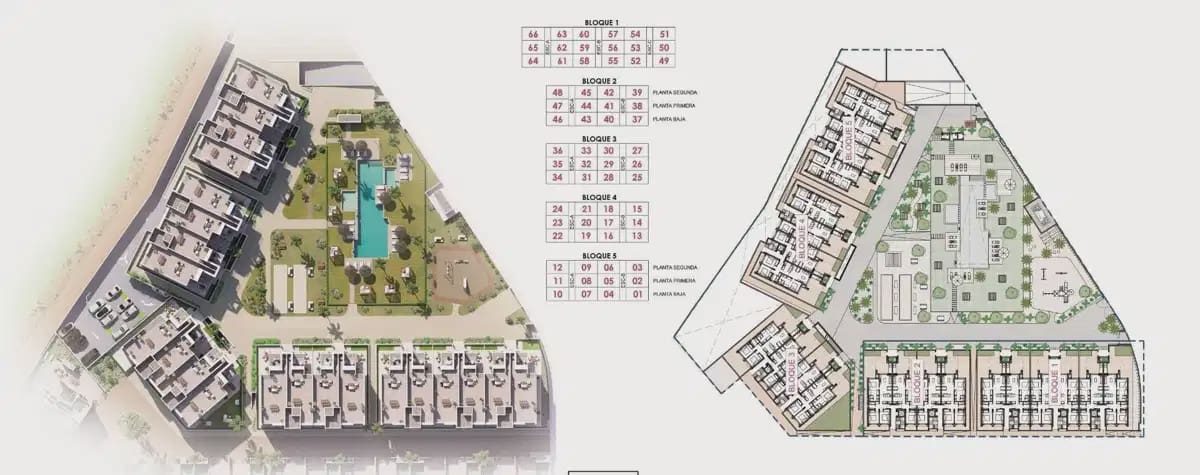 3 slaapkamer Penthouse te koop in Los Alcazares met zwembad garage - € 409.000 (Ref: 9824451)