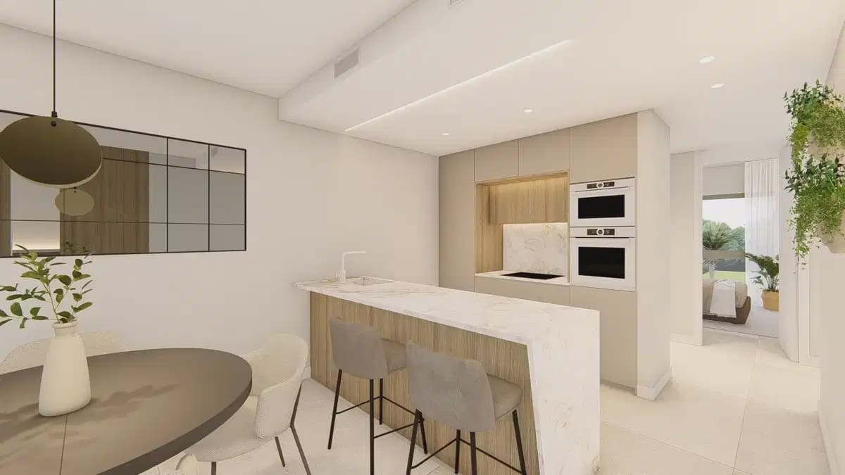 3 slaapkamer Penthouse te koop in Los Alcazares met zwembad garage - € 409.000 (Ref: 9824451)