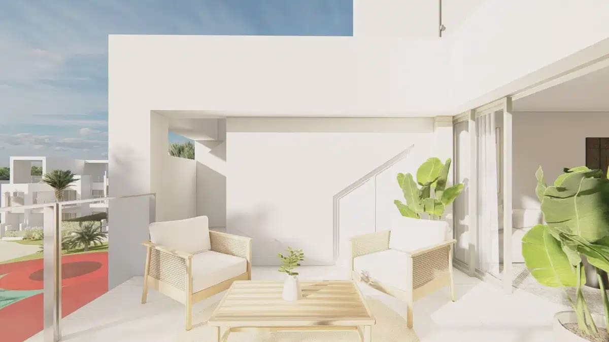 3 slaapkamer Penthouse te koop in Los Alcazares met zwembad garage - € 409.000 (Ref: 9824451)