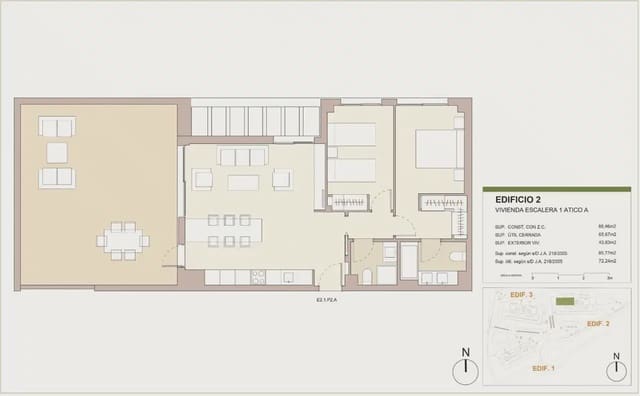 2 soveværelse Penthouse til salg i Casares Golf - Casares del Sol, Casares med swimmingpool garage - € 400.000 (Ref: 9824461)