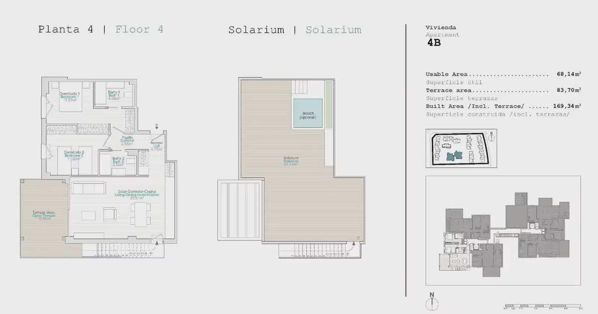2 Zimmer Penthouse zu verkaufen in El Vergel / Verger mit Pool - 423.500 € (Ref: 9824468)
