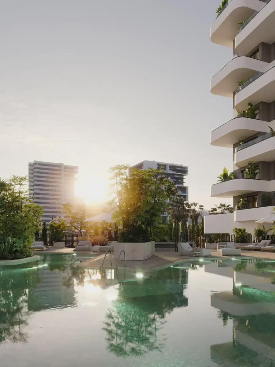 3 sypialnia Apartament na sprzedaż w Calpe / Calp z basenem garażem - 455 000 € (Ref: 9824469)