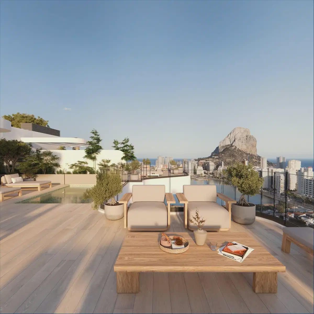 3 sypialnia Apartament na sprzedaż w Calpe / Calp z basenem garażem - 455 000 € (Ref: 9824469)