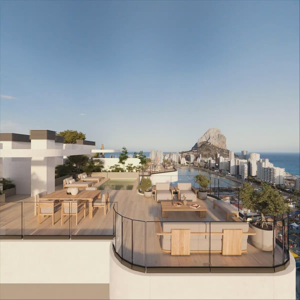 3 sypialnia Apartament na sprzedaż w Calpe / Calp z basenem garażem - 455 000 € (Ref: 9824469)