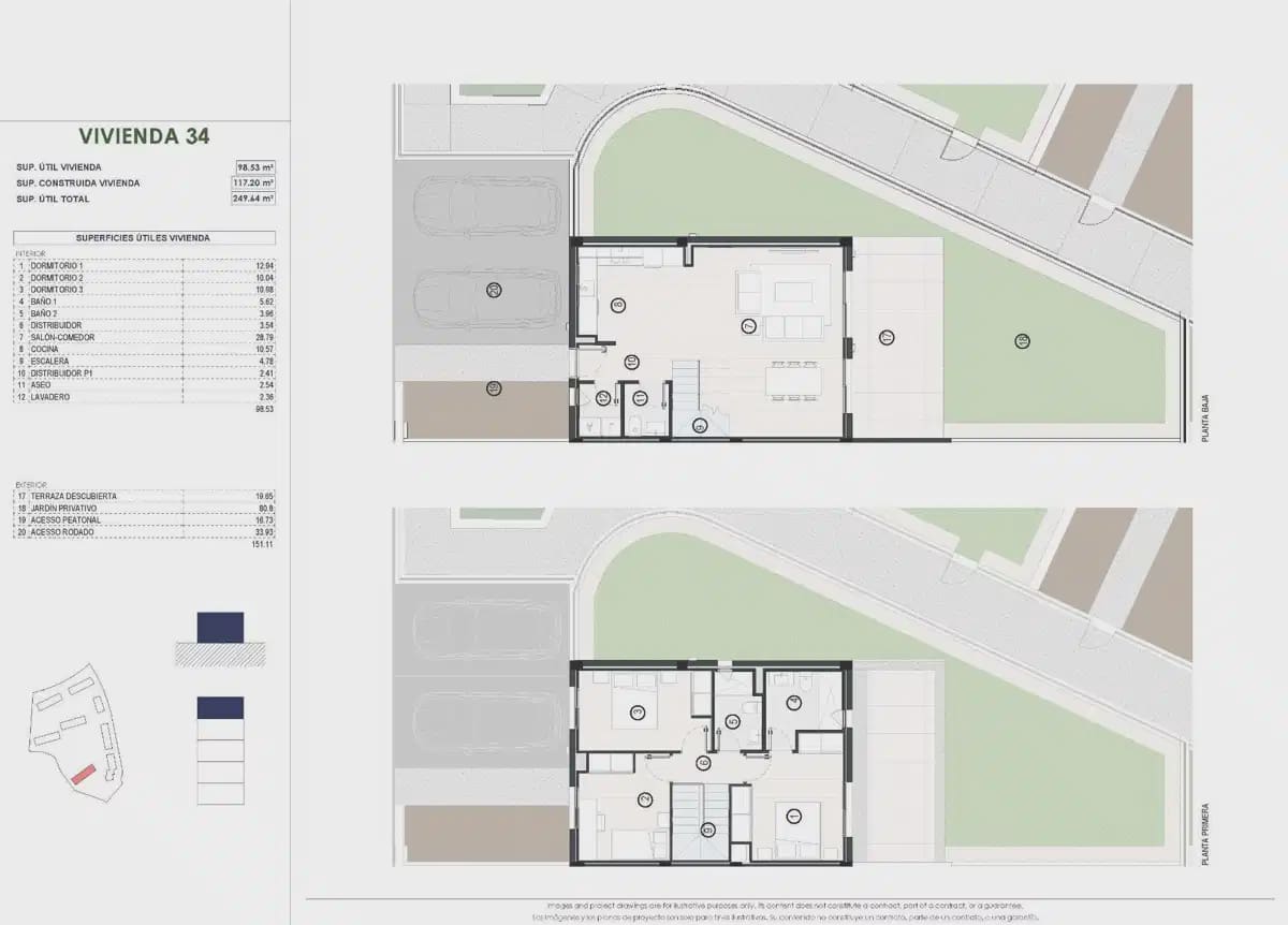3 sypialnia Dom na sprzedaż w Finestrat z basenem garażem - 425 000 € (Ref: 9824481)