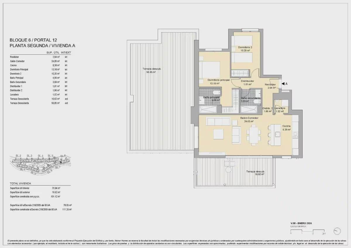 2 camera da letto Attico in vendita in Casares con piscina - 435.000 € (Rif: 9824490)