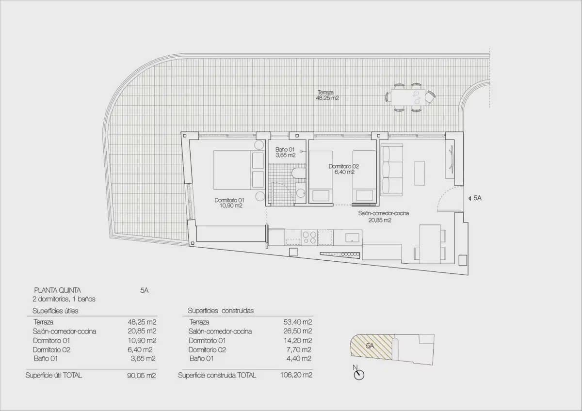 2 bedroom Penthouse for sale in Torrevieja - € 459,000 (Ref: 9824501)