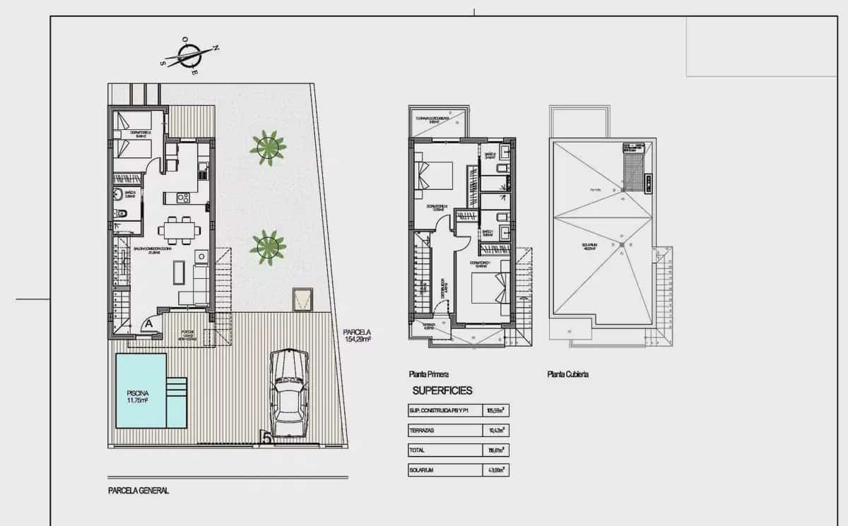 3 soverom Villa til salgs i Torrevieja med svømmebasseng garasje - € 424 000 (Ref: 9824504)