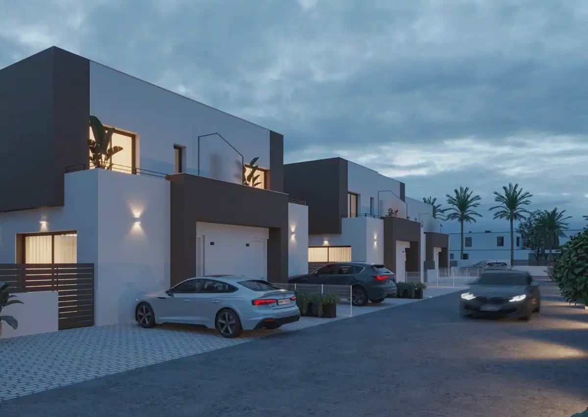 3 soverom Kjedet enebolig til salgs i La Marina med svømmebasseng garasje - € 459 000 (Ref: 9824507)