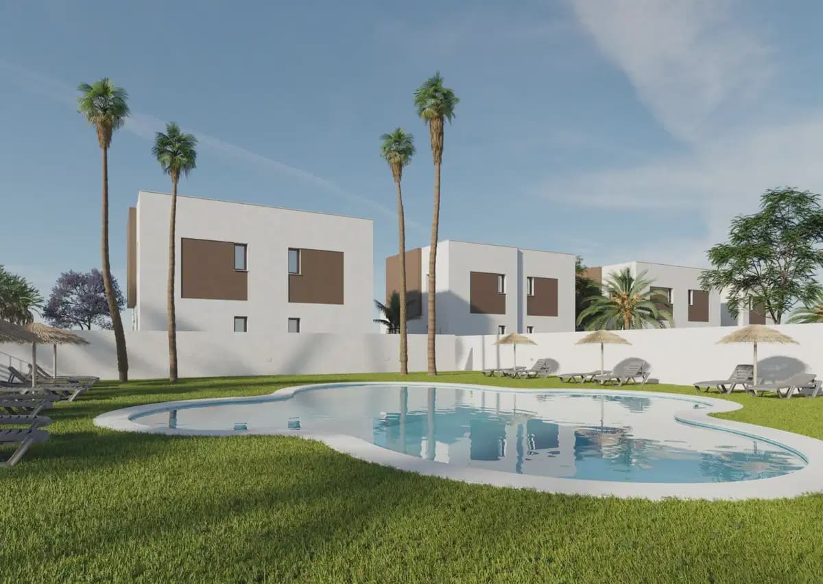 3 soverom Kjedet enebolig til salgs i La Marina med svømmebasseng garasje - € 459 000 (Ref: 9824507)