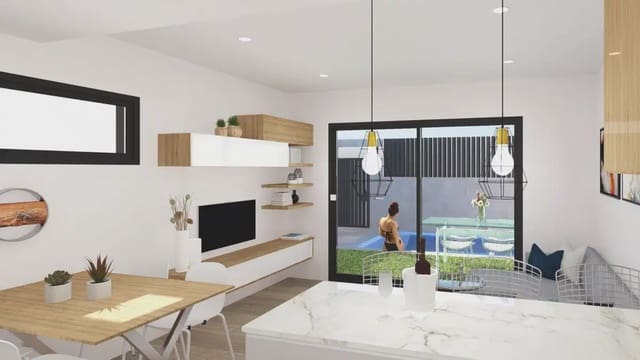 3 soveværelse Semi-Rækkehus til salg i Santiago de la Ribera, San Javier med swimmingpool garage - € 400.000 (Ref: 9824510)