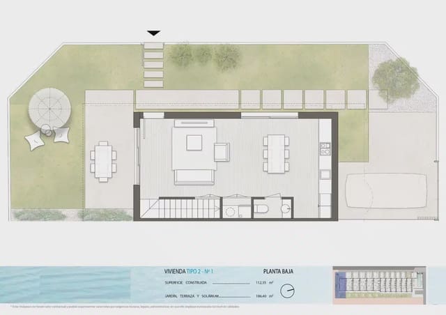 3 bedroom Townhouse for sale in Pilar de la Horadada ciudad, Pilar de la Horadada with garage - € 462,900 (Ref: 9824519)