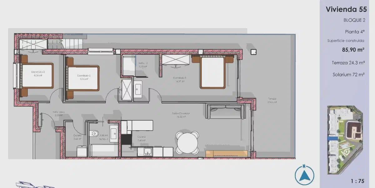 3 soverom Penthouse til salgs i El Raso - € 395 000 (Ref: 9827814)