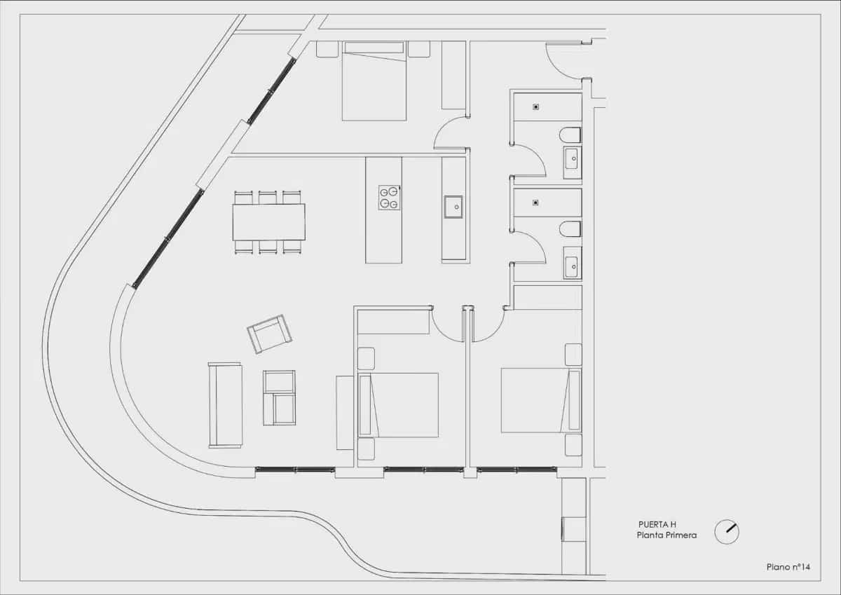 3 soveværelse Lejlighed til salg i Calpe / Calp - € 379.000 (Ref: 9827817)
