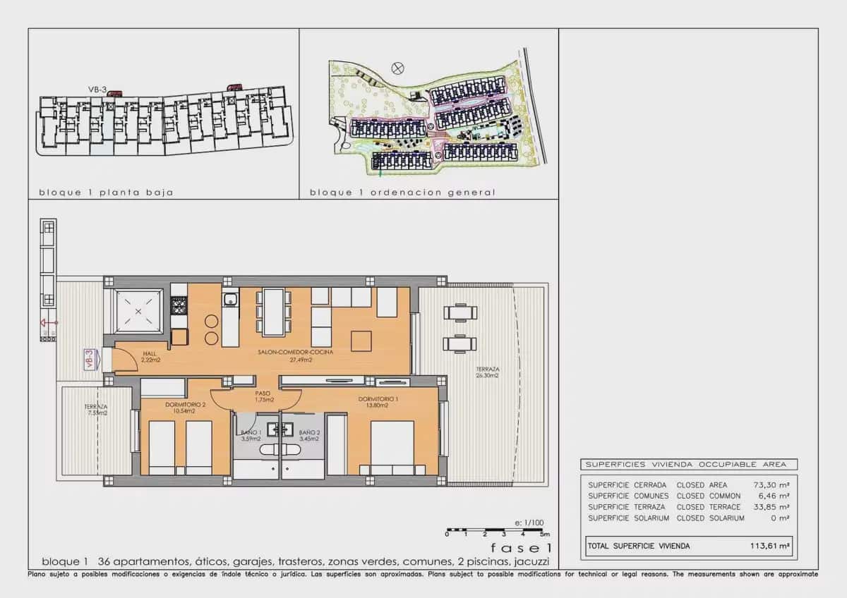 2 slaapkamer Appartement te koop in Orihuela Costa met zwembad garage - € 325.000 (Ref: 9827824)